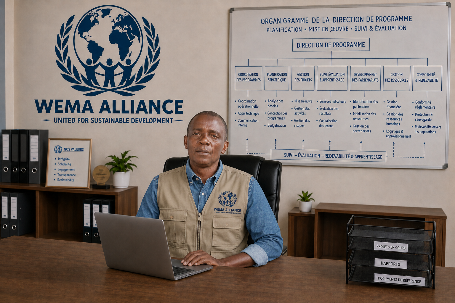 La Direction des programmes de WEMA ALLIANCE ORG 